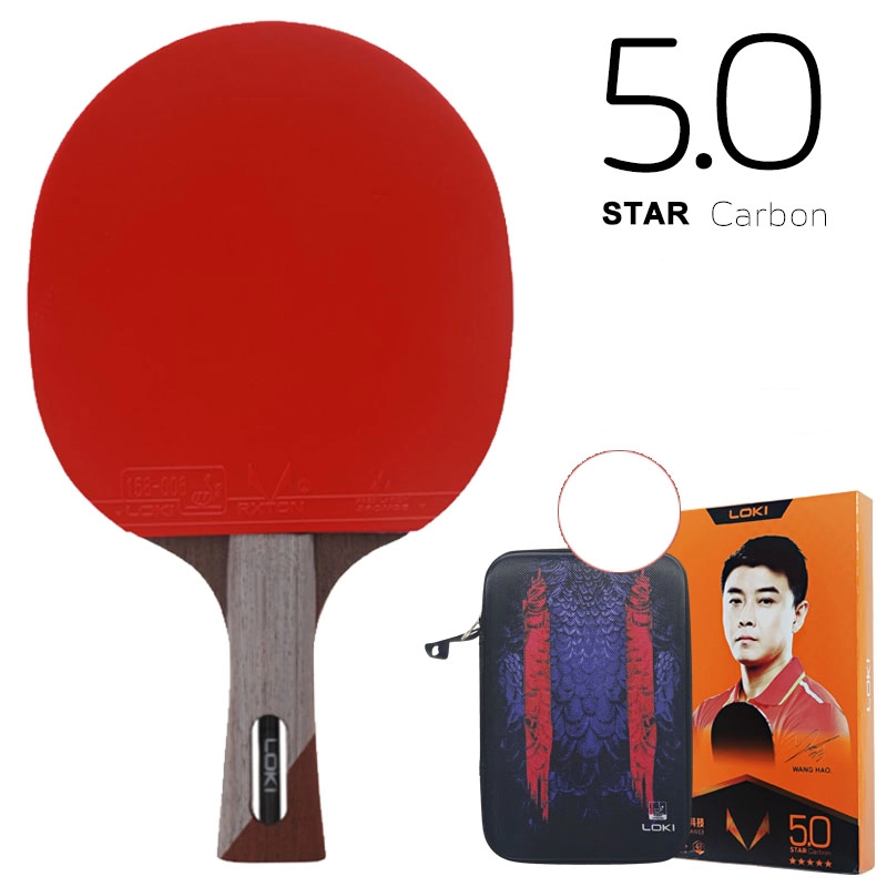 Raquette de ping pong, Loki pro serie r 5 étoiles, manche long