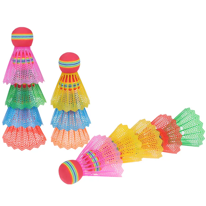 Volant badminton, ensemble de 12 pièces, volants colorés haute qualité