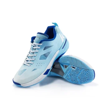 Chaussures badminton, Kawasaki, antidérapantes confortables, du 36 au 45, bleu
