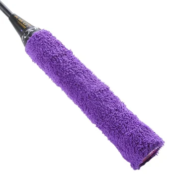 Grip raquette badminton, en éponge, violet