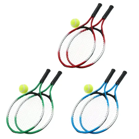 Raquette de tennis, entrainement pour enfants, 2 pièces 3 couleurs au choix